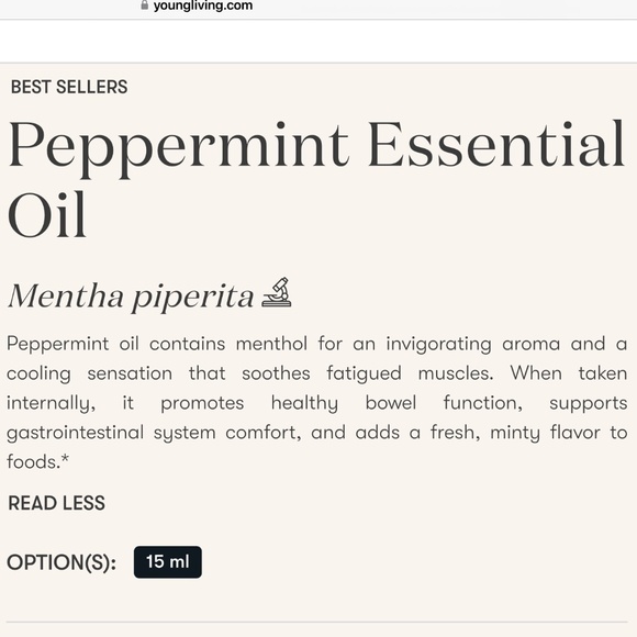 NWT Young Living Mind Over Matter M-Grain, Deep Relief and Peppermint Set - Picture 2 of 16